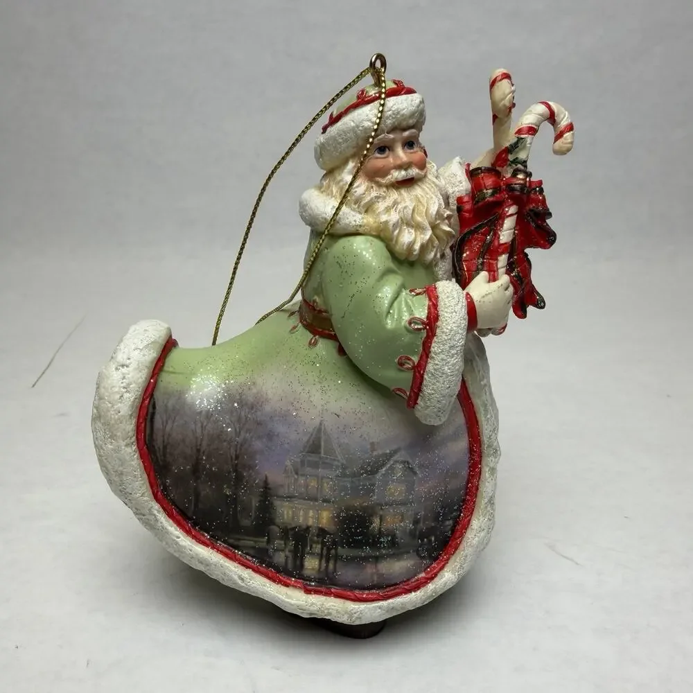 Thomas Kinkade Old World Santa Ashton‎ Drake Ornaments Set of 10 Christmas Lot 6